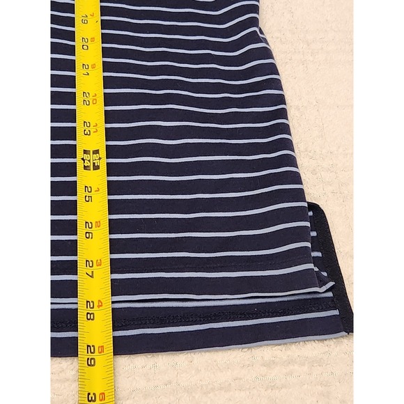Vintage Ralph Lauren Polo Golf Mens L Striped Blue/Lt.Blue‎ Pima Cotton 90's - Picture 3 of 6